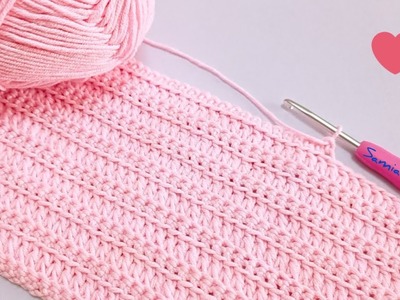 Crochet Stitches: Only Repeat 2 Rows for scarves.shawls.sweaters. dishcloths.ponchos.cardigans. 