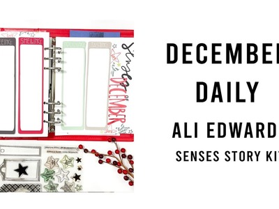 December Daily | Ali Edwards | Senses Story Kit | Scrapbooking