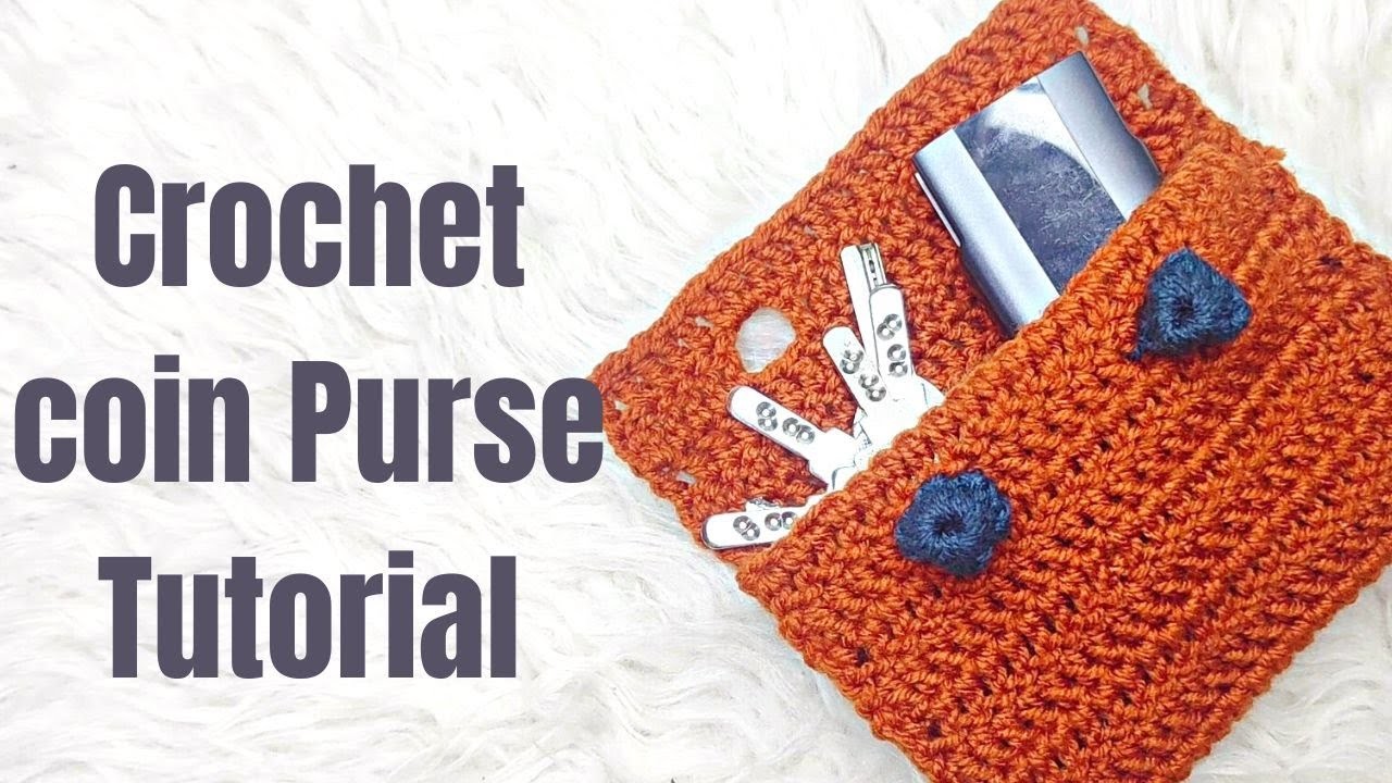 Easy beginner friendly Crochet Coin Purse Tutorial: Step-by-Step Guide by RadCrochet