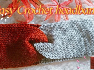 Easy crochet headband.crochet tutorial | Pimdaocrochetanddiy