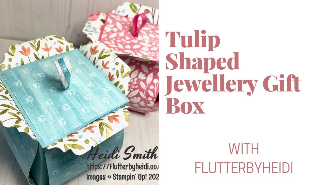 Make a Tulip Shaped Gift Box Jewellery Pot