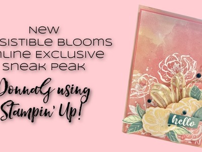 New Online Exclusive Sneak Peak Product plus Invitation to an I Love Stamping FREE event Stamping…