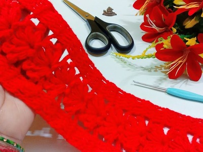 New Toran patti design |hindi Jhalar patti| crochet pattern| Woolen art and Craft|wall hanging|Lace