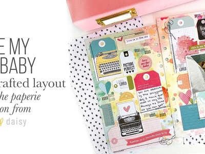 Scrapbooking with (almost) ONLY  Tags Using the Cocoa Daisy Paperie Collection!