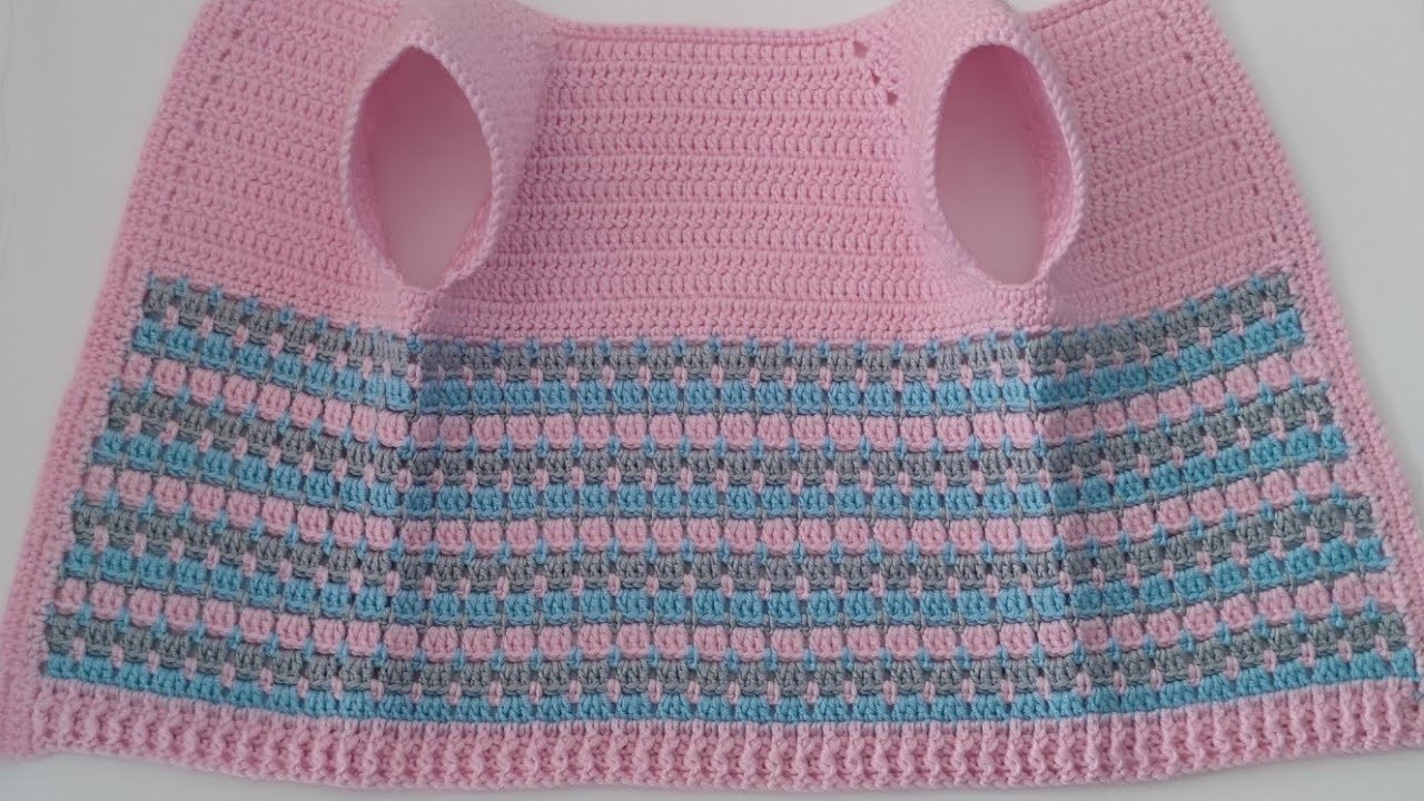 ????????Super easy & free crochet baby vest pattern for beginners 2023 - How to crochet a baby vest