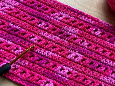 ⚡️VERY EASY Crochet Pattern for Beginners!⚡️???? Marvelous Crochet Stitch for Blanket, Bag and Scarf