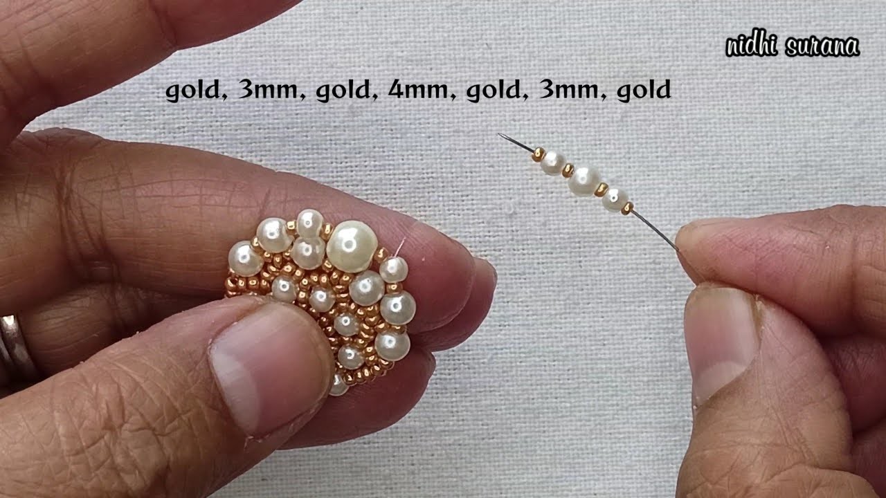 Wedding Special Pearl Jewelry Set.Step-by-step.Pendant.Earrings.Aretes Tutorial diy