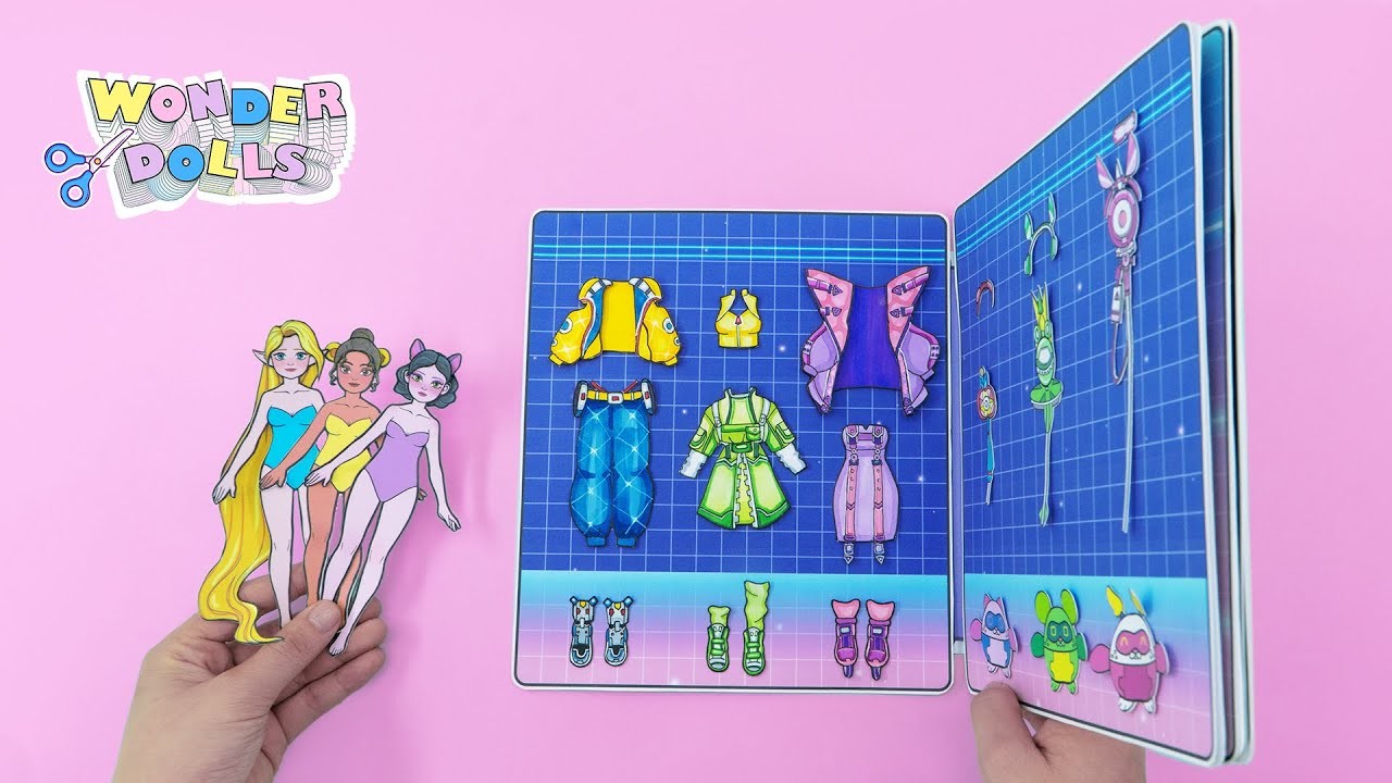 Wonder Dolls - New Future Fashion For Disney Princesses - Be Creative - DIY Paper Dolls & Crafts