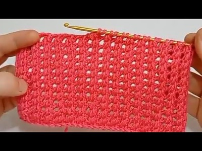 WOW ????you can knit this beautiful easy Tunusian crochet pattern‼️in 2 days.Tunus işi Çok kolay örgü
