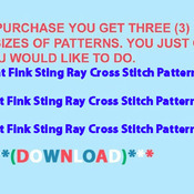 Rat Fink Sting Ray Cross Stitch Pattern***L@@K***Buyers Can Download Your Pattern As Soon As They Complete The Purchase