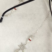 Sterling silver reading glasses chain