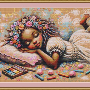 Afternoon Nap Cross Stitch Pattern