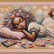 Afternoon Nap Cross Stitch Pattern