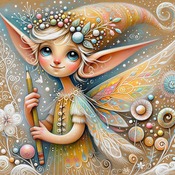 Artistic Fairy Cross Stitch Pattern