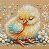 Baby Chick Cross Stitch Pattern