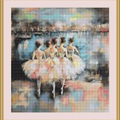 Ballerinas Cross Stitch Pattern