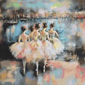 Ballerinas Cross Stitch Pattern