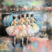 Ballerinas Cross Stitch Pattern