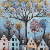 Big Tree Cross Stitch Pattern