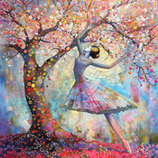 Blossom Ballerina 1 Cross Stitch Pattern