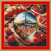 Breakfast Cross Stitch Pattern