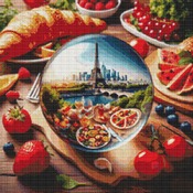 Breakfast Cross Stitch Pattern