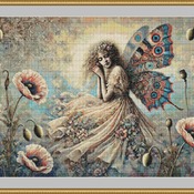 Butterfly Wings Cross Stitch Pattern