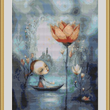 Calm Water Cross Stitch Pattern