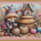 Charming Fox Cross Stitch Pattern