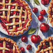 Cherry Pies Cross Stitch Pattern