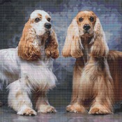 Cocker Spaniel Cross Stitch Pattern