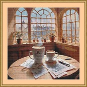 Coffees Cross Stitch Pattern