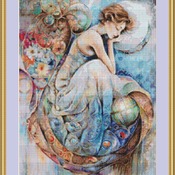 Contemplation Cross Stitch Pattern