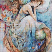 Contemplation Cross Stitch Pattern