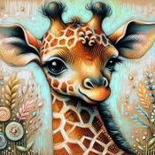 Cute Giraffe Cross Stitch Pattern