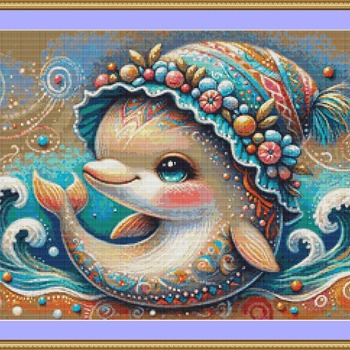 Dolphin Cross Stitch Pattern