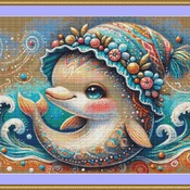 Dolphin Cross Stitch Pattern