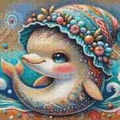 Dolphin Cross Stitch Pattern