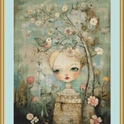 Dreamy Eyes Cross Stitch Pattern