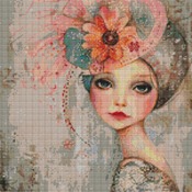 Elegant Hat Cross Stitch Pattern