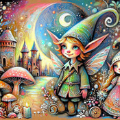 Elves Cross Stitch Pattern