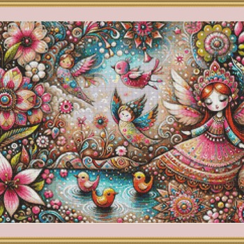 Enchanted Garden Cross Stitch Pattern