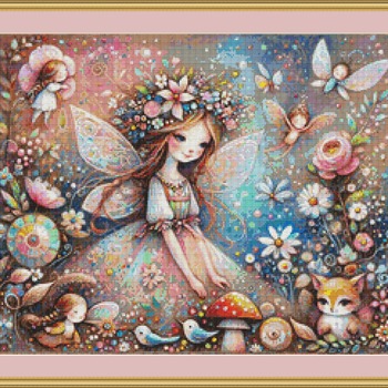 Enchanting Fairy Cross Stitch Pattern