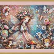 Enchanting Fairy Cross Stitch Pattern