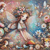 Enchanting Fairy Cross Stitch Pattern