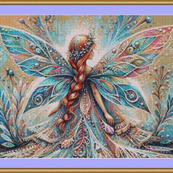 Exquisite Fairy Cross Stitch Pattern