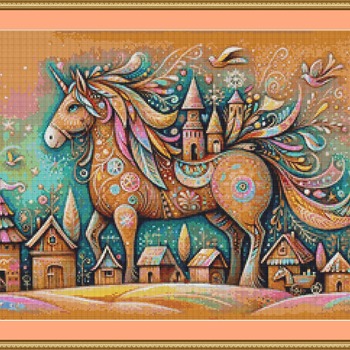 Fairytale Unicorn Cross Stitch Pattern