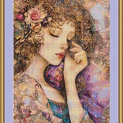 Flower Serenity Cross Stitch Pattern