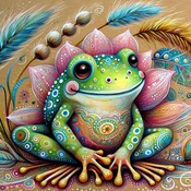 Frog Cross Stitch Pattern