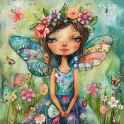 Garden Fairy 12 Cross Stitch Pattern